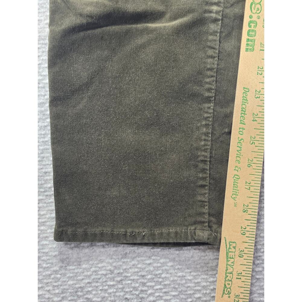 Democracy Ab Solution Pants Olive Green Straight Tummy Control Shaping Stretch - Picture 8 of 9